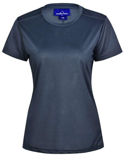 Ladies Ultra-Light Tee Shirt Moisture-Wicking Quick-Dry Active Fit - NS PROMO