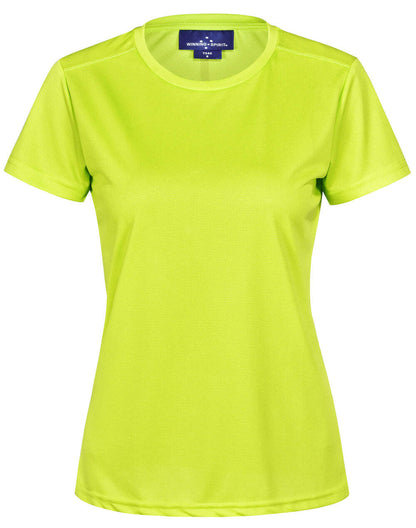 Ladies Ultra-Light Tee Shirt Moisture-Wicking Quick-Dry Active Fit - NS PROMO