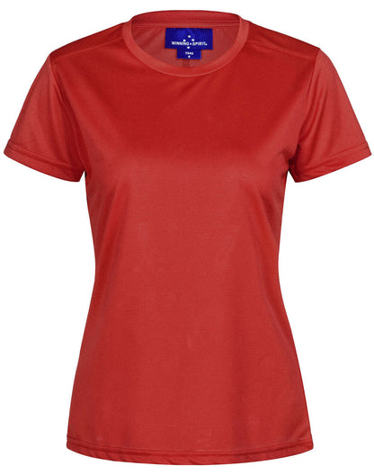 Ladies Ultra-Light Tee Shirt Moisture-Wicking Quick-Dry Active Fit - NS PROMO