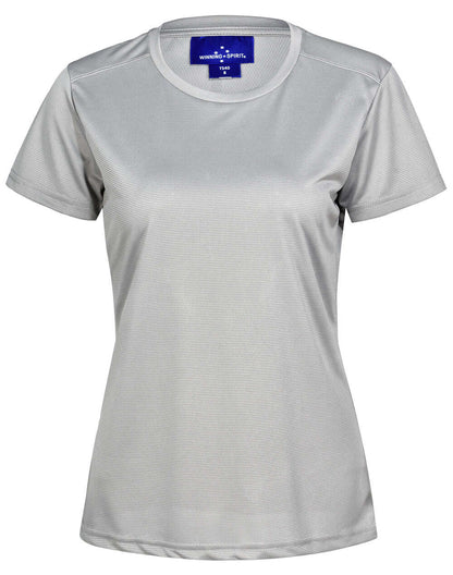 Ladies Ultra-Light Tee Shirt Moisture-Wicking Quick-Dry Active Fit - NS PROMO