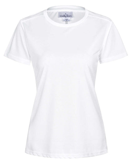 Ladies Ultra-Light Tee Shirt Moisture-Wicking Quick-Dry Active Fit - NS PROMO