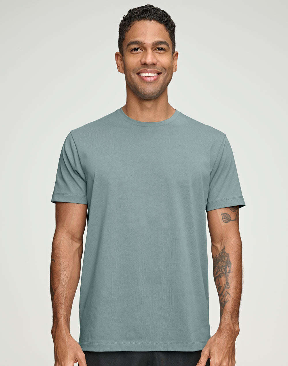 Mens Premium Cotton Face Tee Short Sleeve - NS PROMO