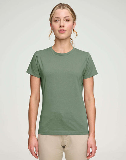 Ladies Premium Cotton Face Tee Short Sleeve - NS PROMO