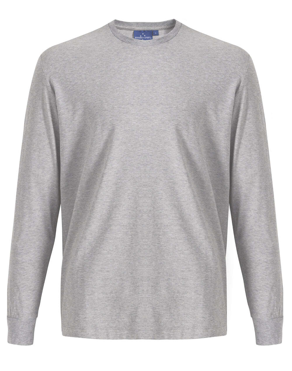 Mens Cotton Face  Tee Long Sleeve Premium - NS PROMO