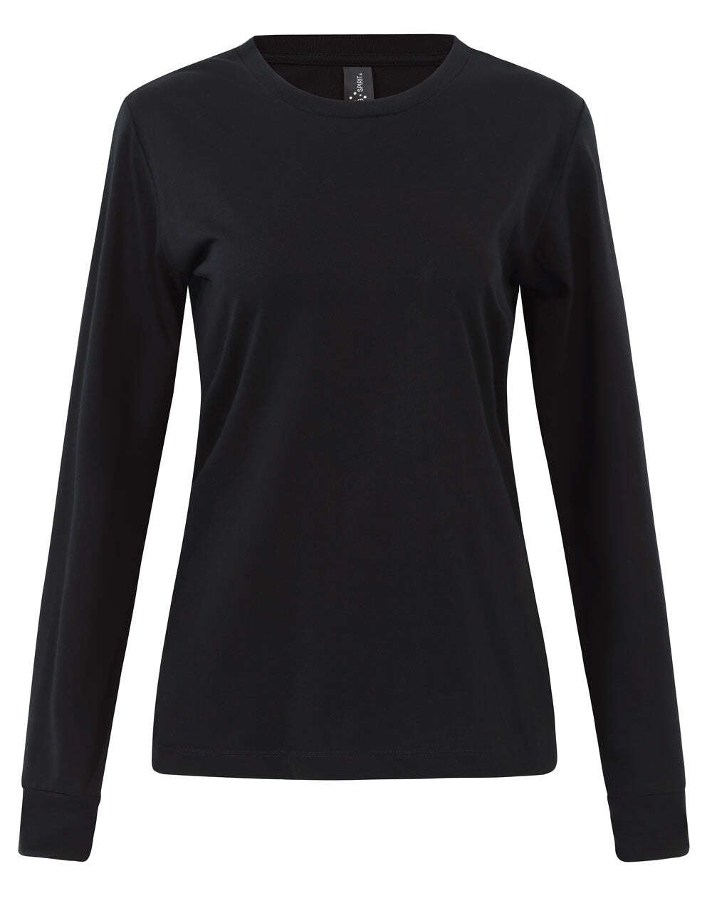 Ladies Cotton Face Tee Long Sleeve Premium - NS PROMO