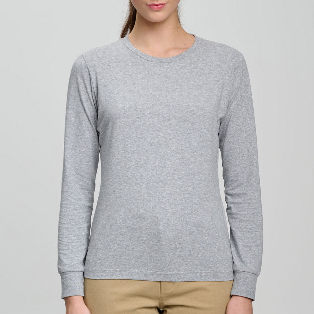 Custom Ladies Long Sleeve T-Shirt Add Your Logo | Printing & Embroidery