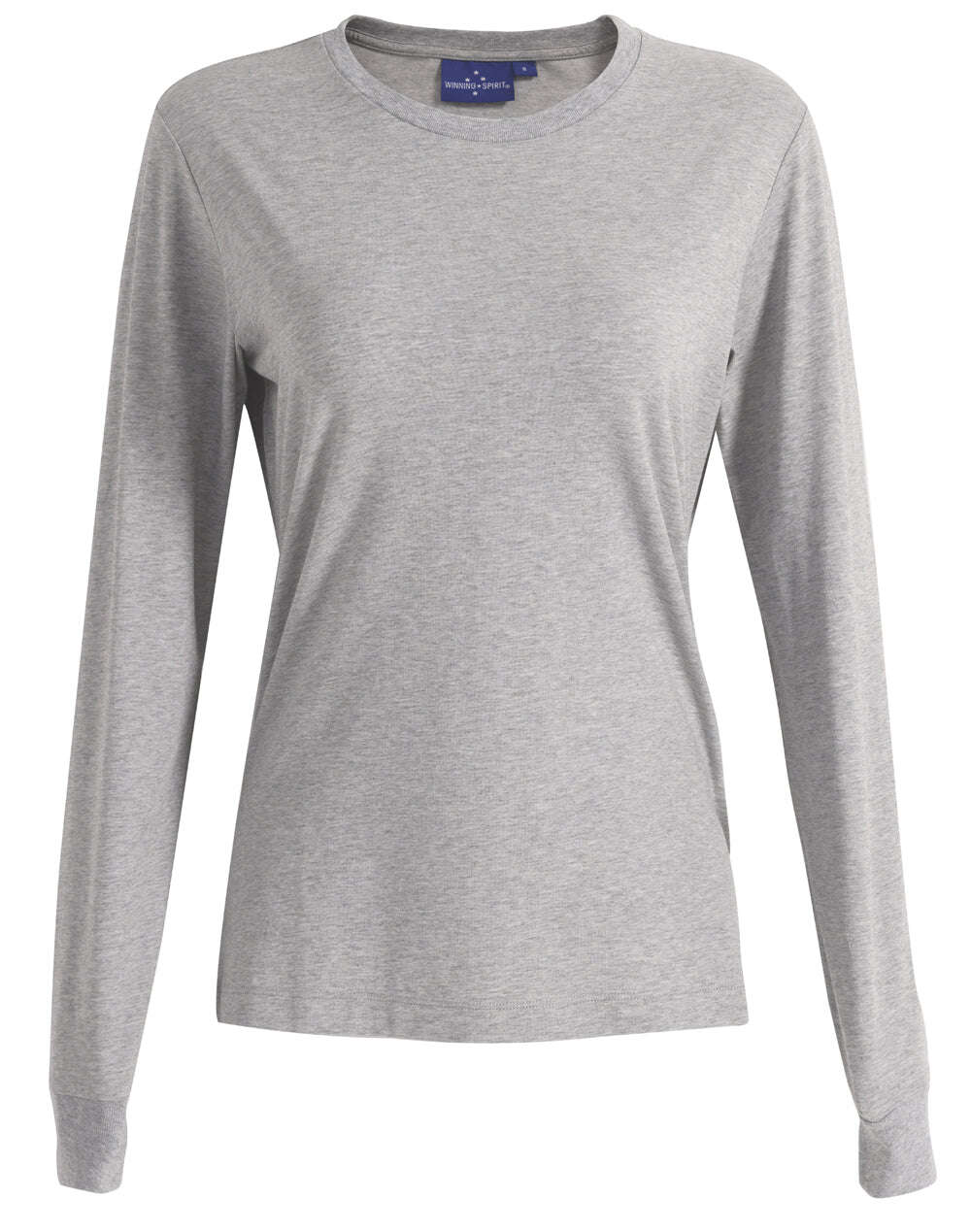 Ladies Cotton Face Tee Long Sleeve Premium - NS PROMO