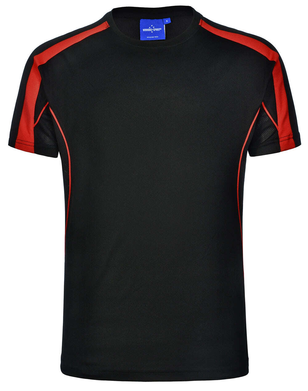 Mens TrueDry T-Shirt Short Sleeve Contrast Panels Breathable Fabric Easy Fit - NS PROMO