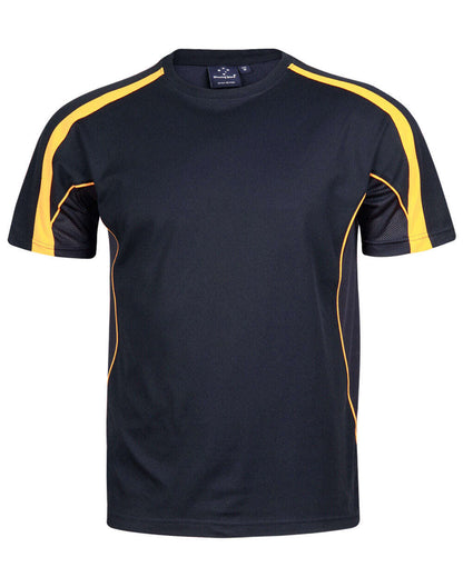 Mens TrueDry T-Shirt Short Sleeve Contrast Panels Breathable Fabric Easy Fit - NS PROMO