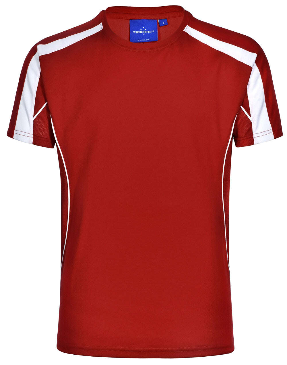 Mens TrueDry T-Shirt Short Sleeve Contrast Panels Breathable Fabric Easy Fit - NS PROMO