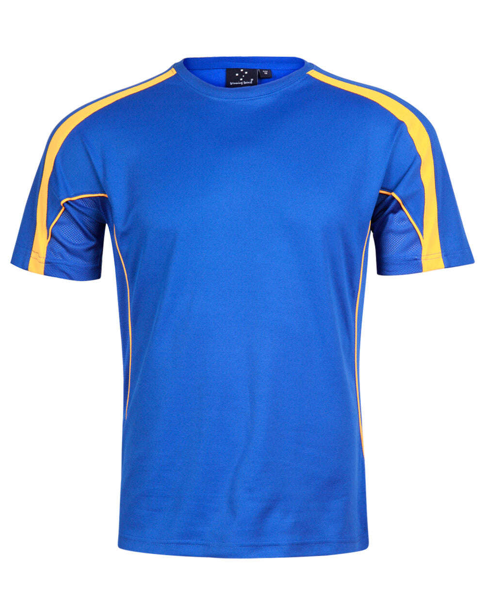 Mens TrueDry T-Shirt Short Sleeve Contrast Panels Breathable Fabric Easy Fit - NS PROMO