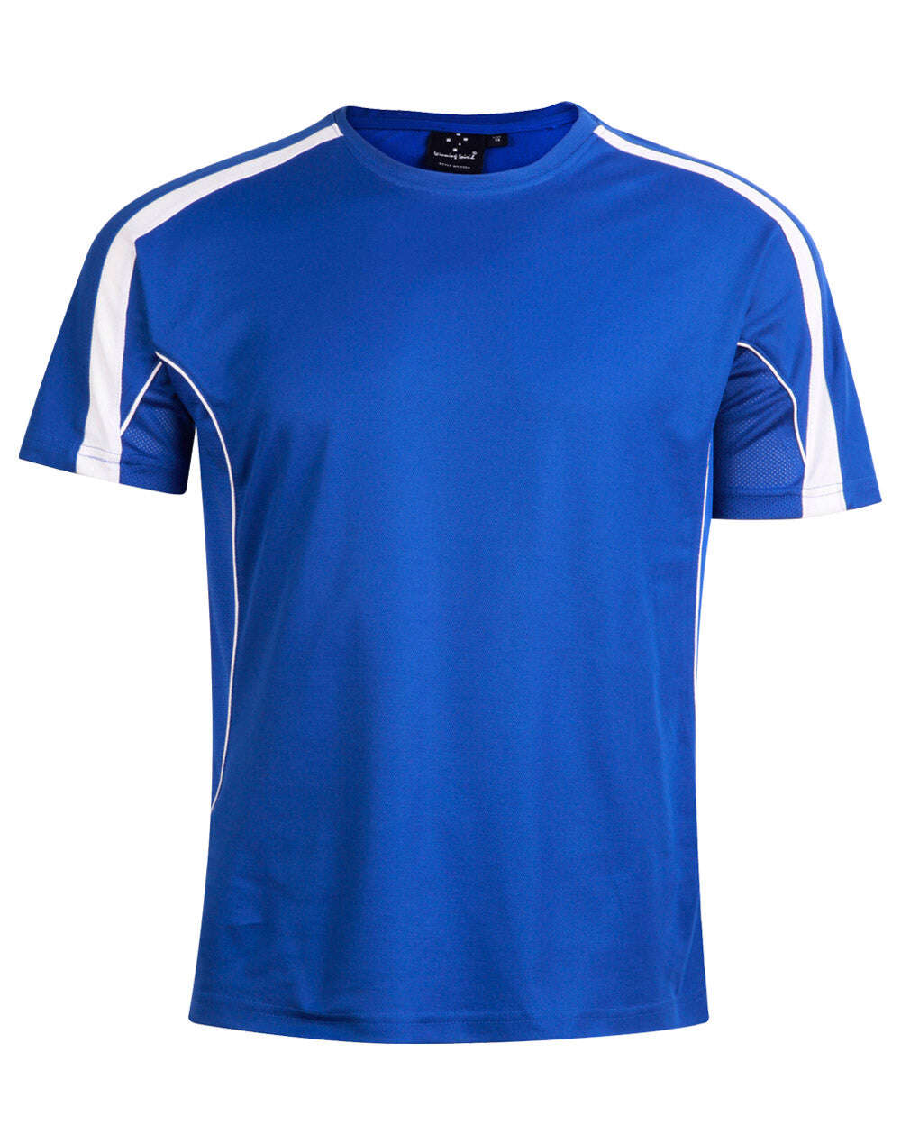 Mens TrueDry T-Shirt Short Sleeve Contrast Panels Breathable Fabric Easy Fit - NS PROMO