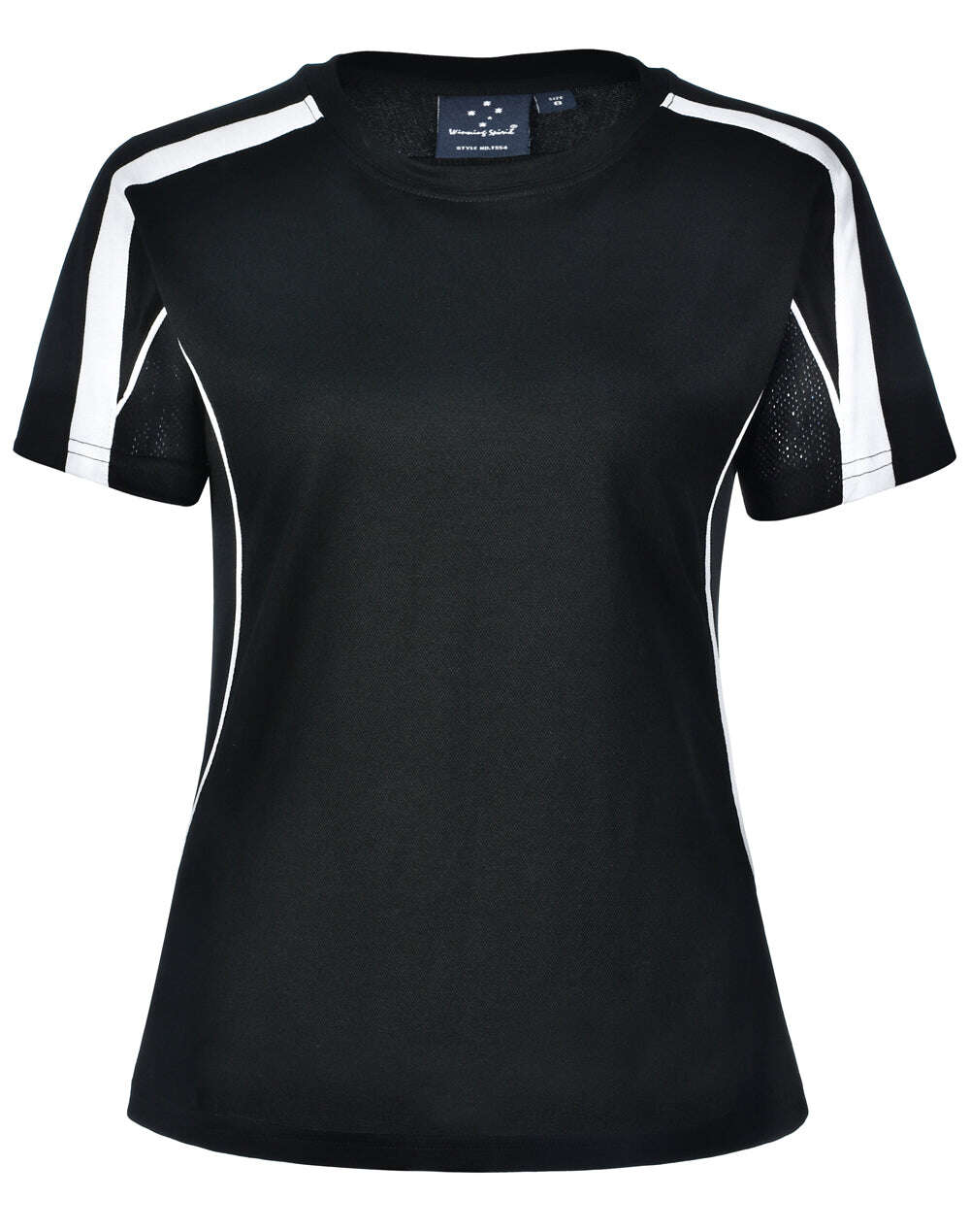 Ladies TrueDry Tee Shirt Short Sleeve Modern Fit Contrast Panel - NS PROMO