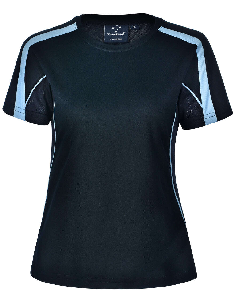 Ladies TrueDry Tee Shirt Short Sleeve Modern Fit Contrast Panel - NS PROMO