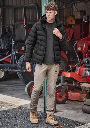 Mens Essential Basic Stretch Cargo Pant