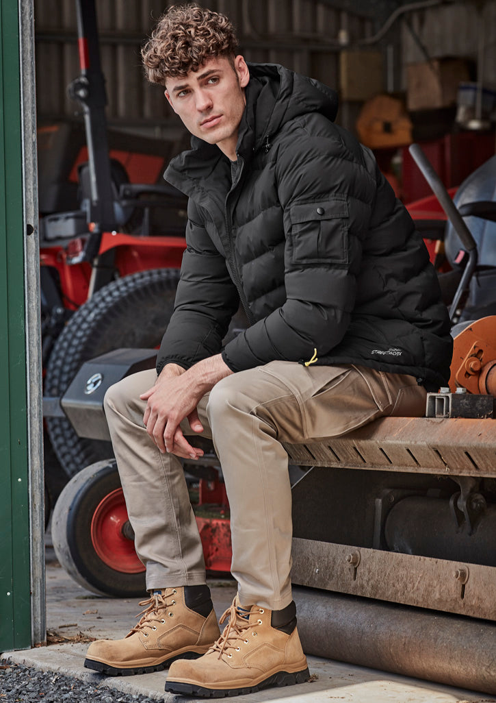 Mens Essential Basic Stretch Cargo Pant