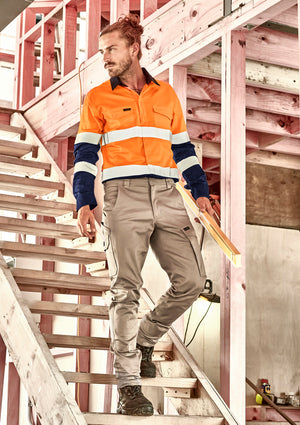 Mens Essential Basic Stretch Cargo Pant
