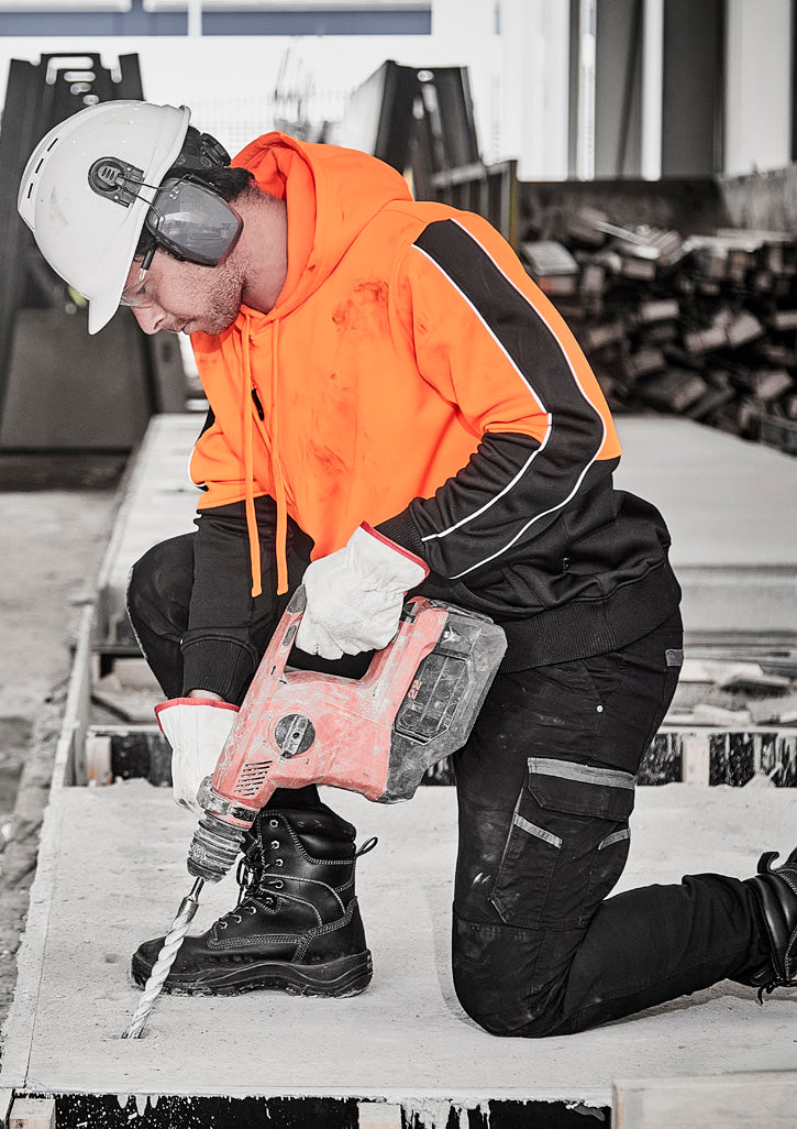 Unisex Hi Vis Pullover Hoodie