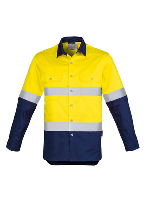 Mens Industrial Long Sleeve Shirt - Hoop Taped