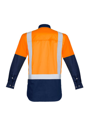Mens Industrial Long Sleeve Shirt - Shoulder Taped