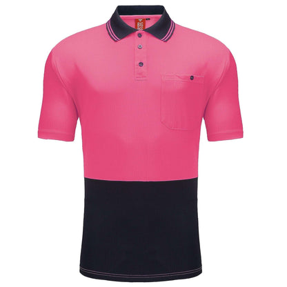 Big Bee Hi Vis Two - Tone Work Polo - Big Bee