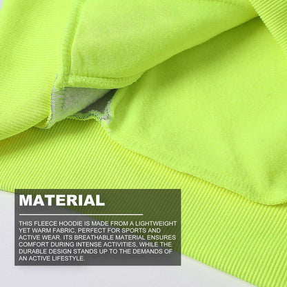 Big Bee Hi Vis Hoodie, Zip Up Work Jumper - Big Bee