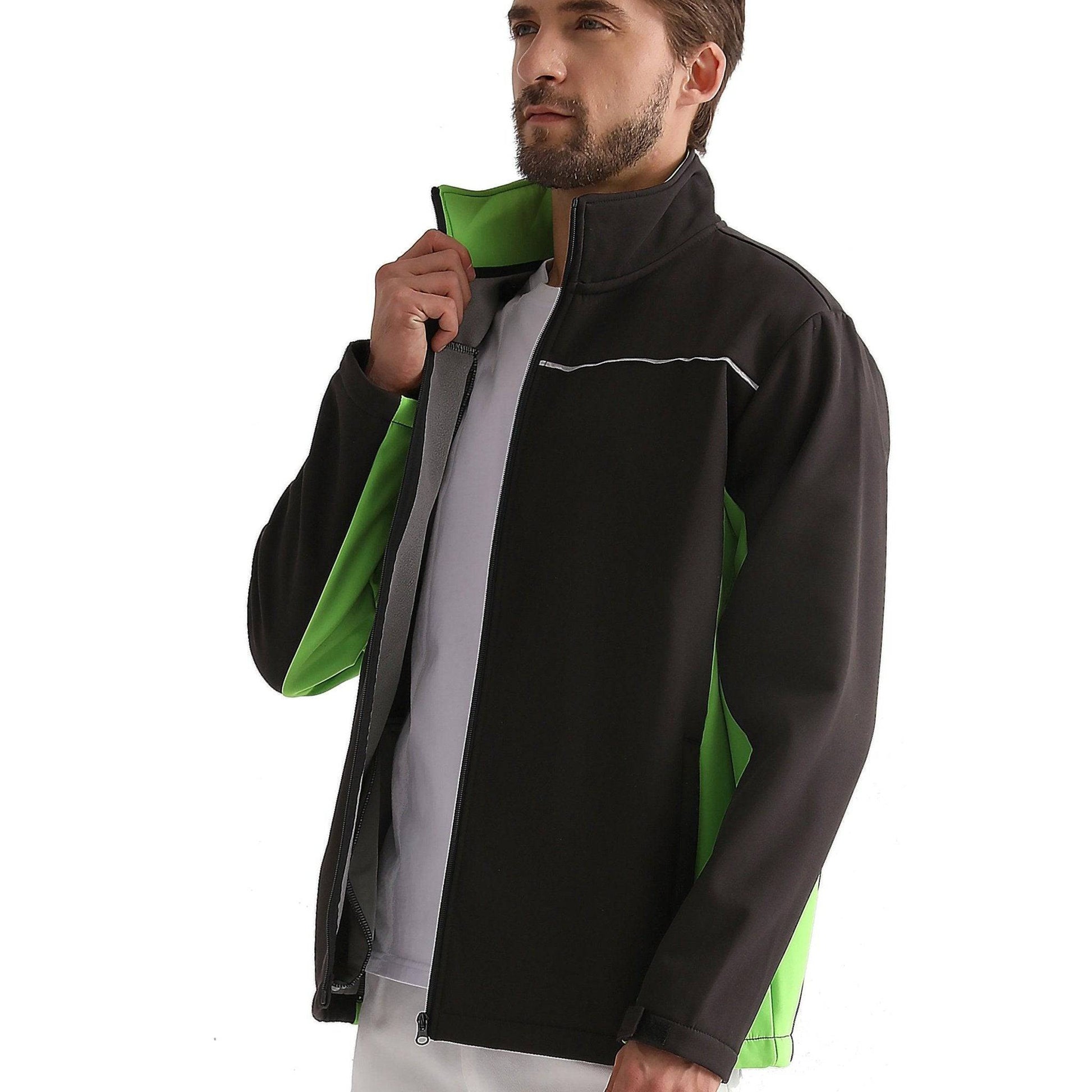 Big Bee PANEL Softshell Jacket, Contrast Team Wear - Big Bee