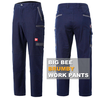 Big Bee BRUMBY Work Pants, Boot Cut - Big Bee