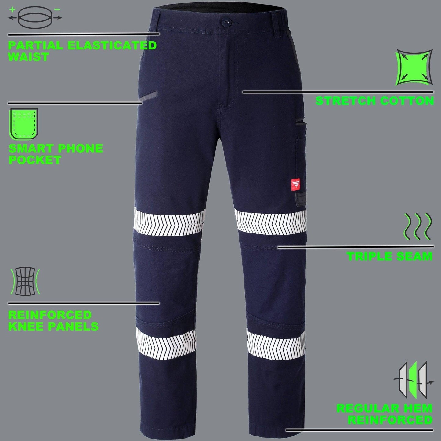 Big Bee BRUMBY Work Pants, Boot Cut - Big Bee