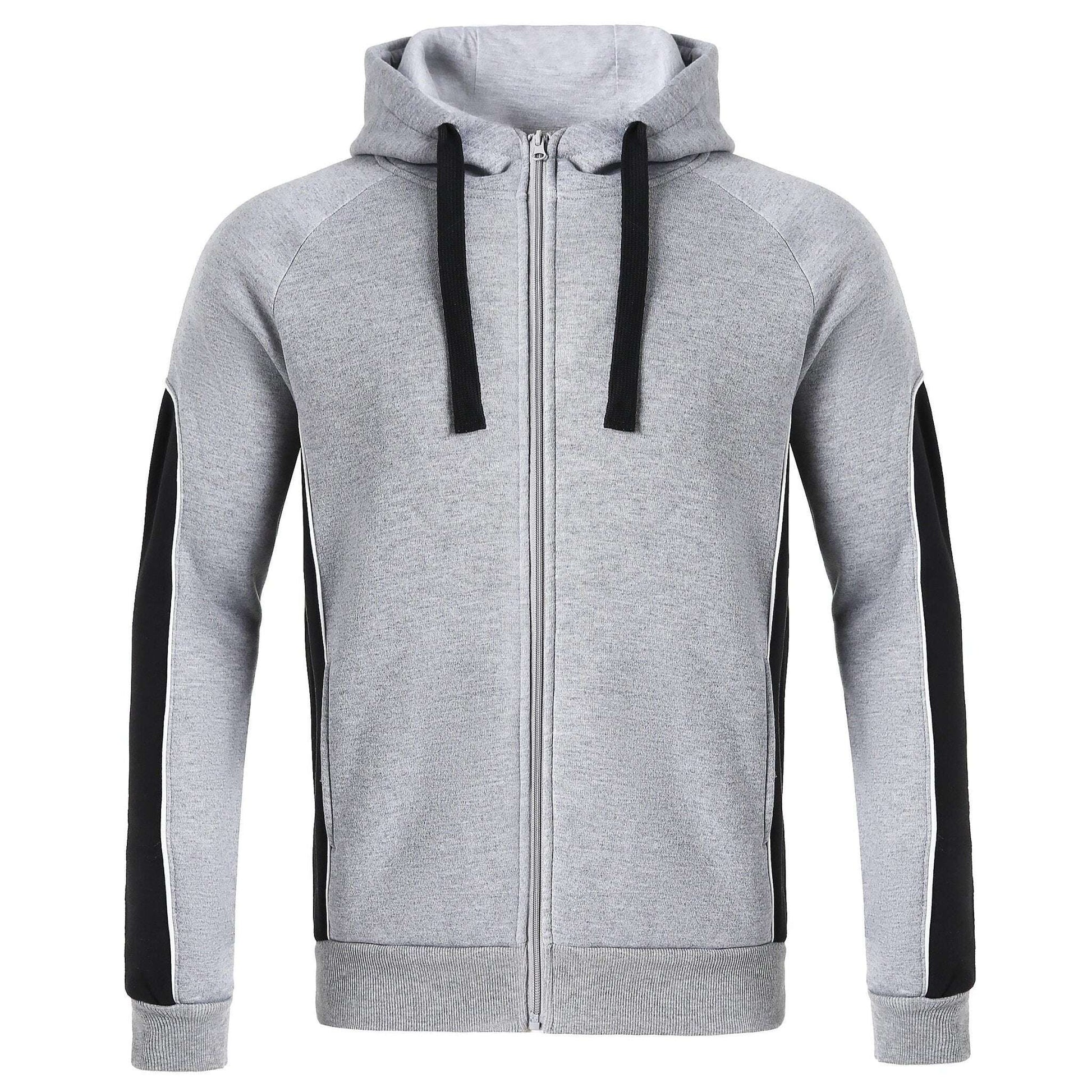 Big BEE Pioneer Hoodie Jumper Full Zip Panel Piping - Big Bee