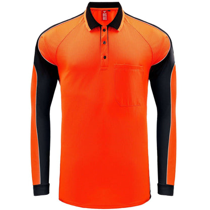 Big Bee PANEL Mens Polo Shirts, Long Sleeve - Big Bee