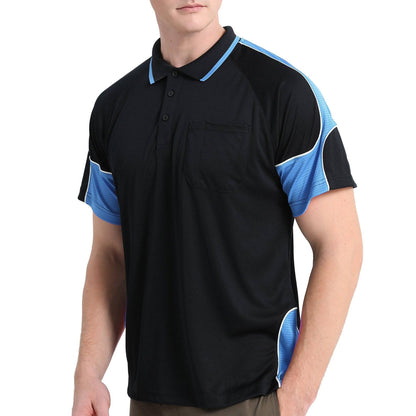 Big Bee PANEL Mens Polo Shirts, Short Sleeve - Big Bee