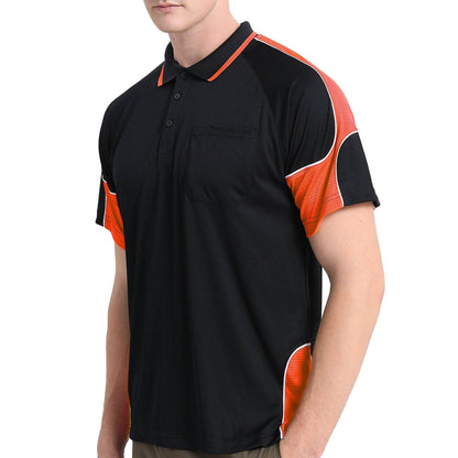 Big Bee PANEL Mens Polo Shirts, Short Sleeve - Big Bee