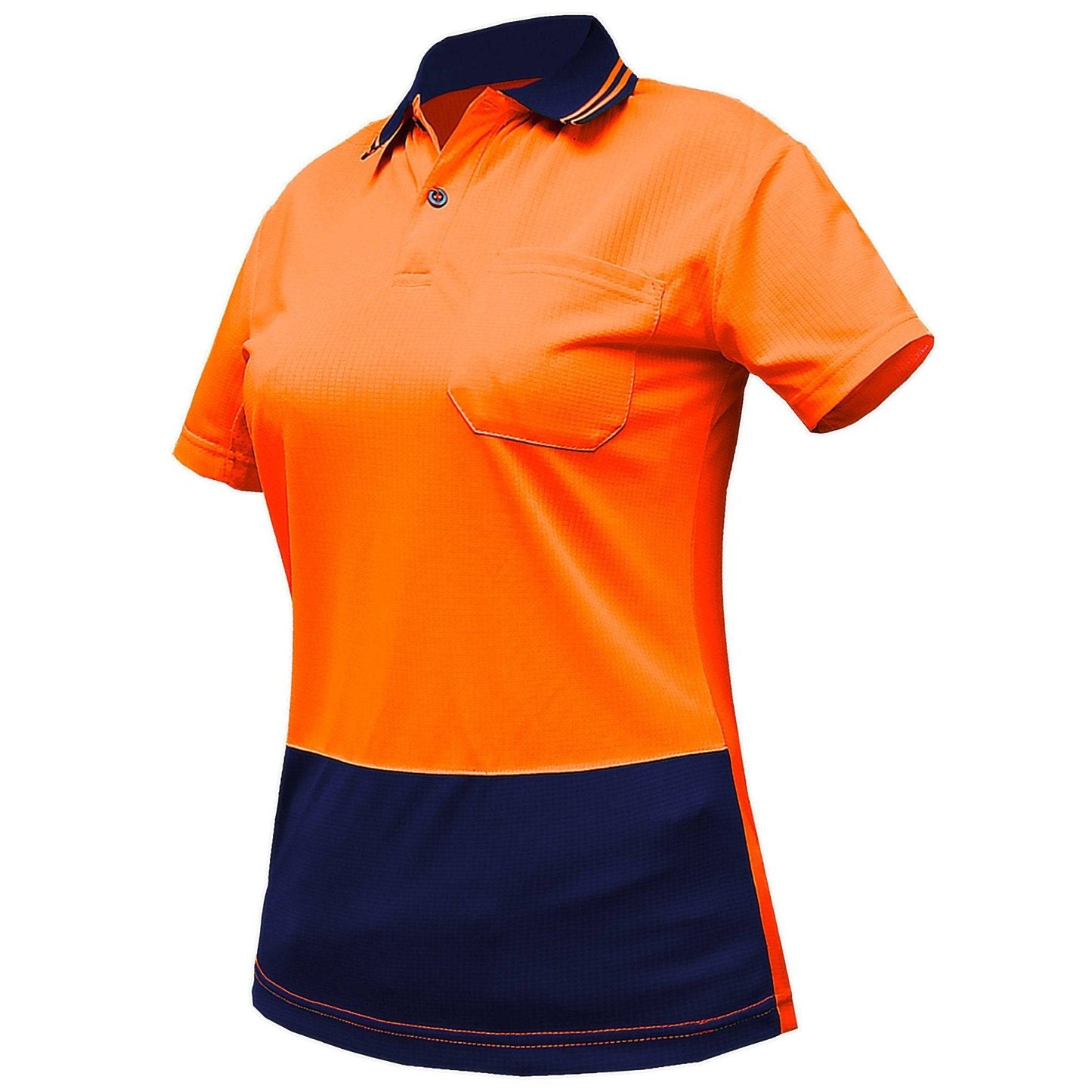Big Bee Ladies Hi Vis Polo Shirts, Short Sleeve - Big Bee