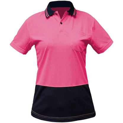 Big Bee Ladies Hi Vis Polo Shirts, Short Sleeve - Big Bee
