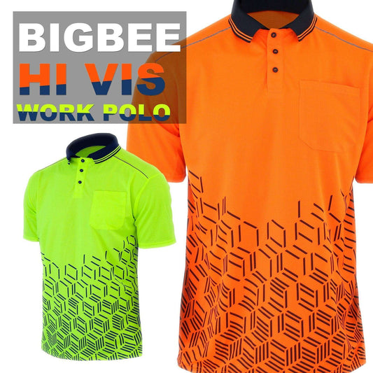 Big Bee BOLT Hi-Vis Work Polo Shirts - Big Bee
