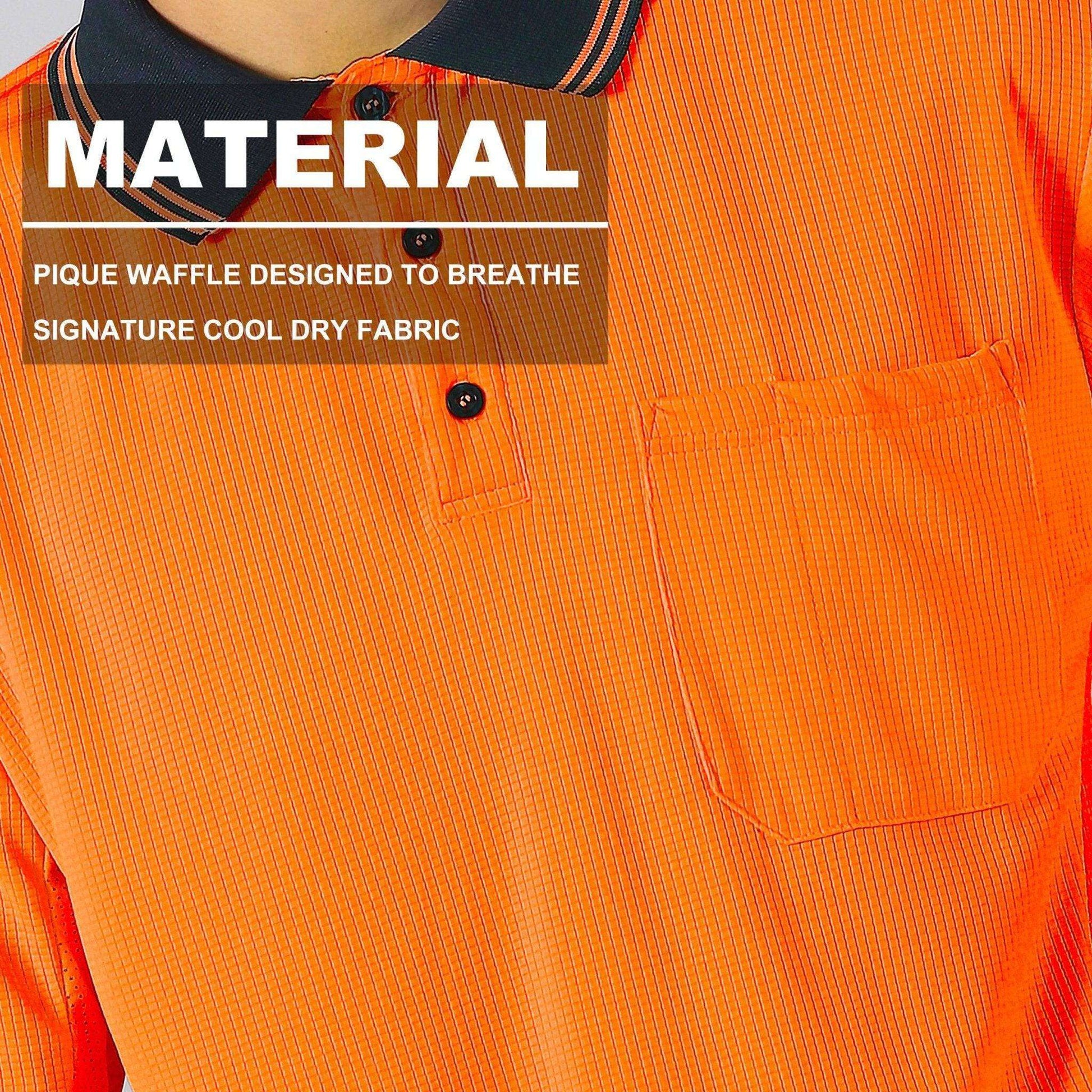 Big Bee BOLT Hi-Vis Work Polo Shirts - Big Bee