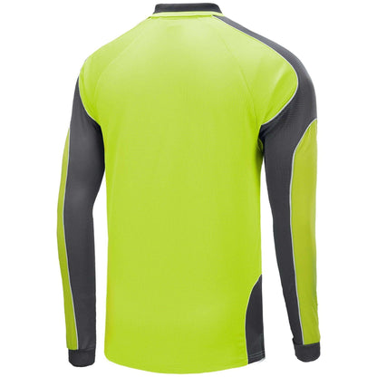 Big Bee PANEL Hi Vis Polo Shirts, Long Sleeve - Big Bee