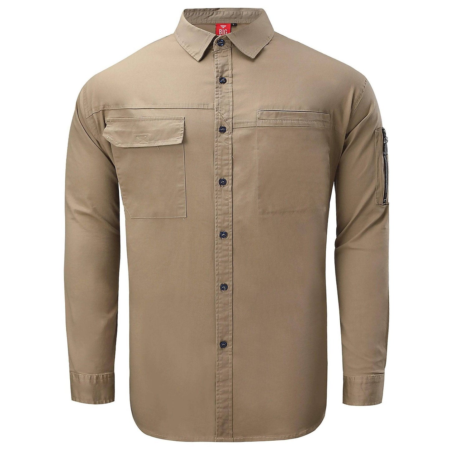 Big Bee PULSE Mens Work Shirts, Stretch Cotton - Big Bee