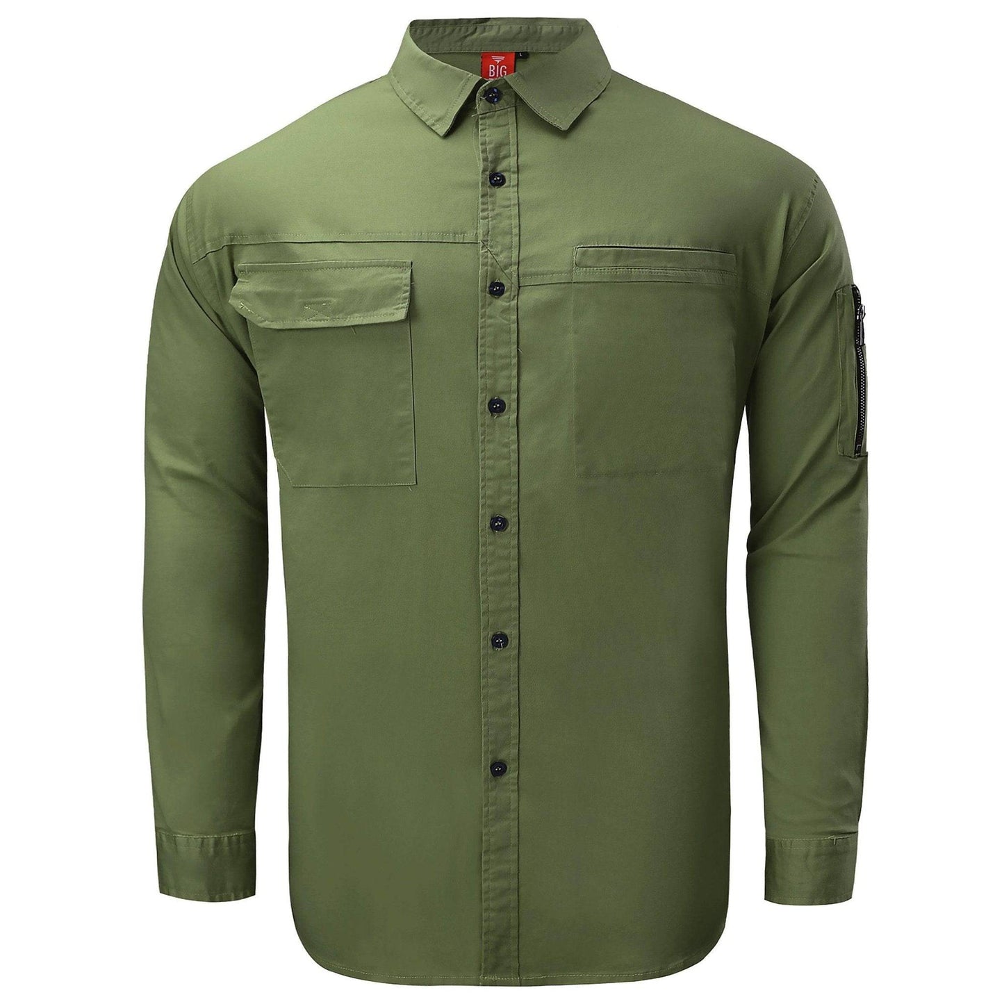 Big Bee PULSE Mens Work Shirts, Stretch Cotton - Big Bee