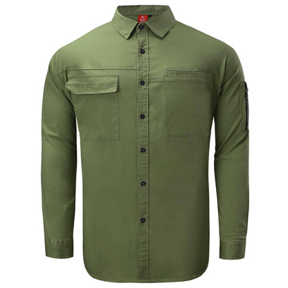 Big Bee PULSE Mens Work Shirts, Stretch Cotton - Big Bee