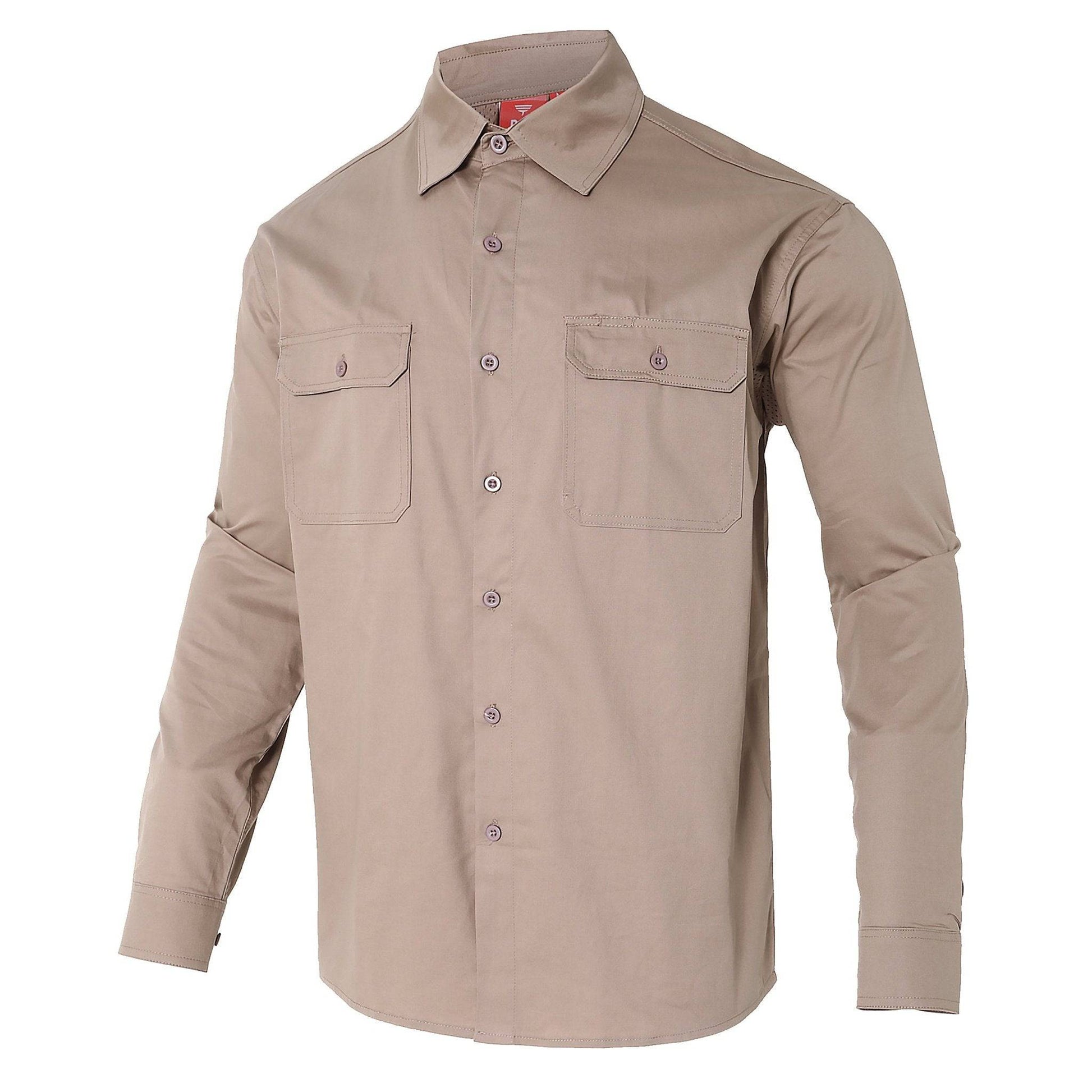 Big Bee Mens Work Shirts Lightweight Cotton, Traditional Workwear - Big Bee