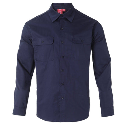 Big Bee Mens Work Shirts Lightweight Cotton, Traditional Workwear - Big Bee