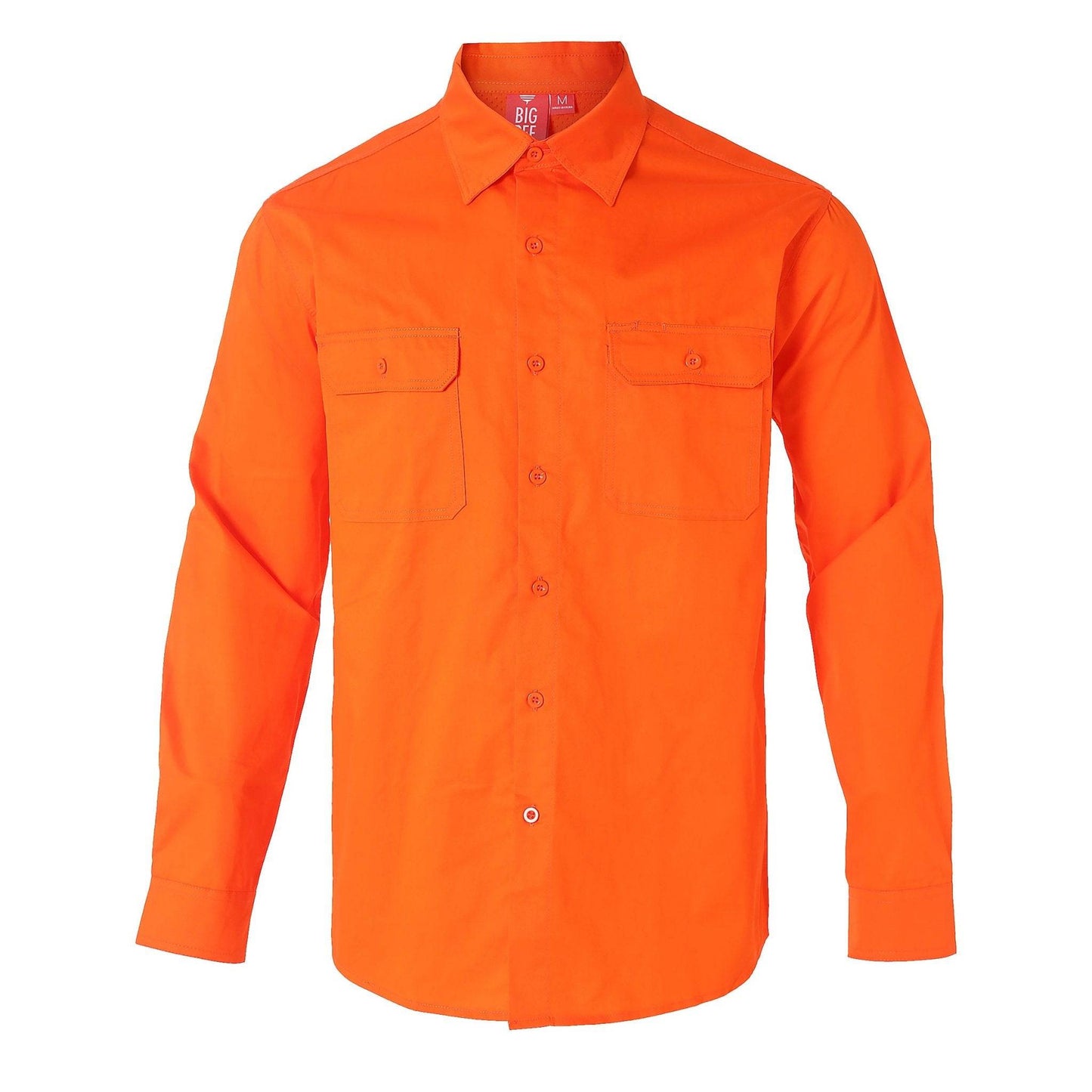 Big Bee Mens Work Shirts Lightweight Cotton, Traditional Workwear - Big Bee