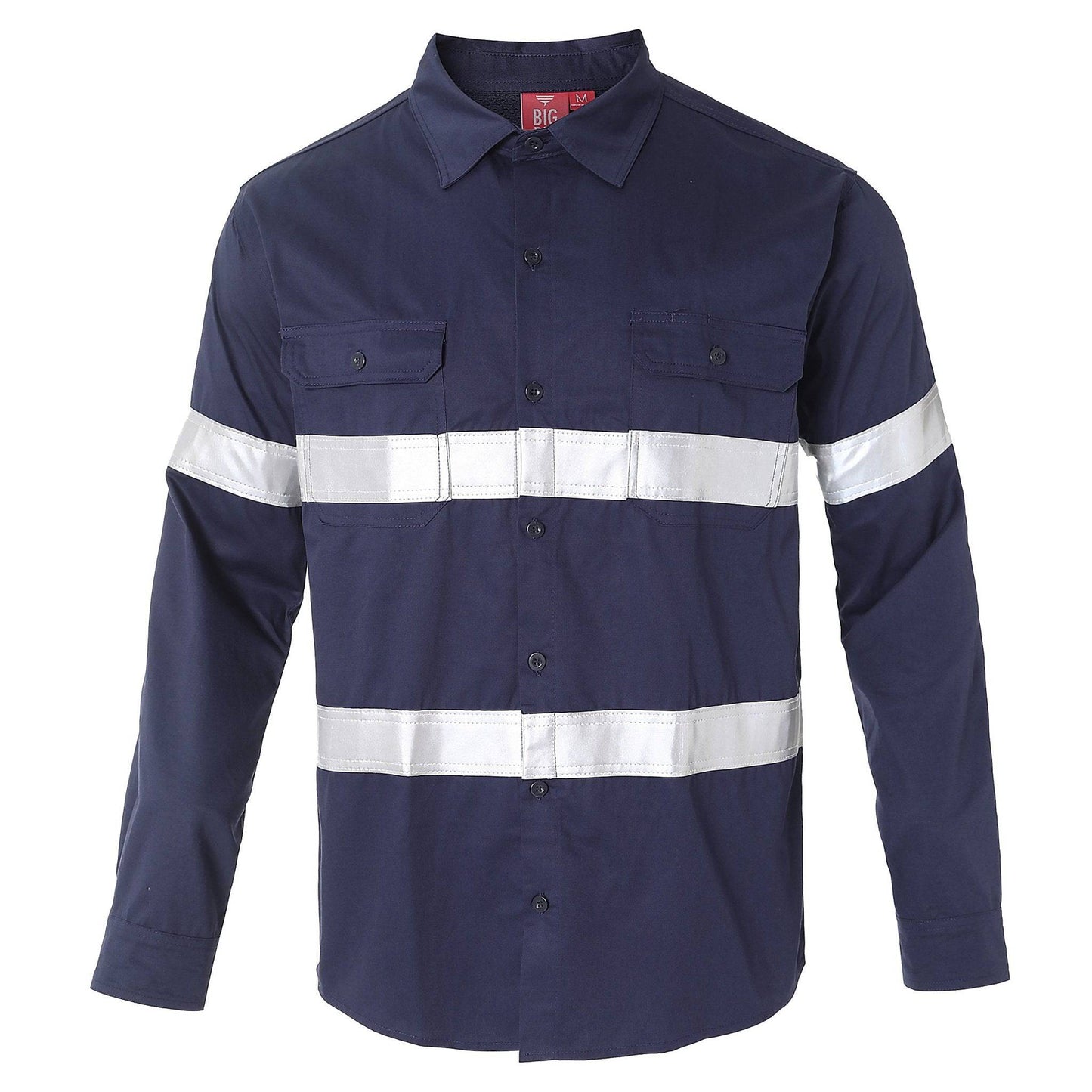 Big Bee Mens Work Shirts Lightweight Cotton, Traditional Workwear - Big Bee