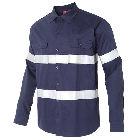 Big Bee Mens Work Shirts Lightweight Cotton, Traditional Workwear - Big Bee