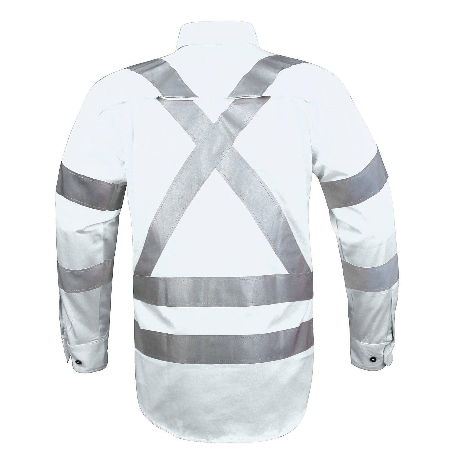 Big Bee Hi Vis Shirts Cross Back Reflective, NSW QLD Rail Shirt - Big Bee