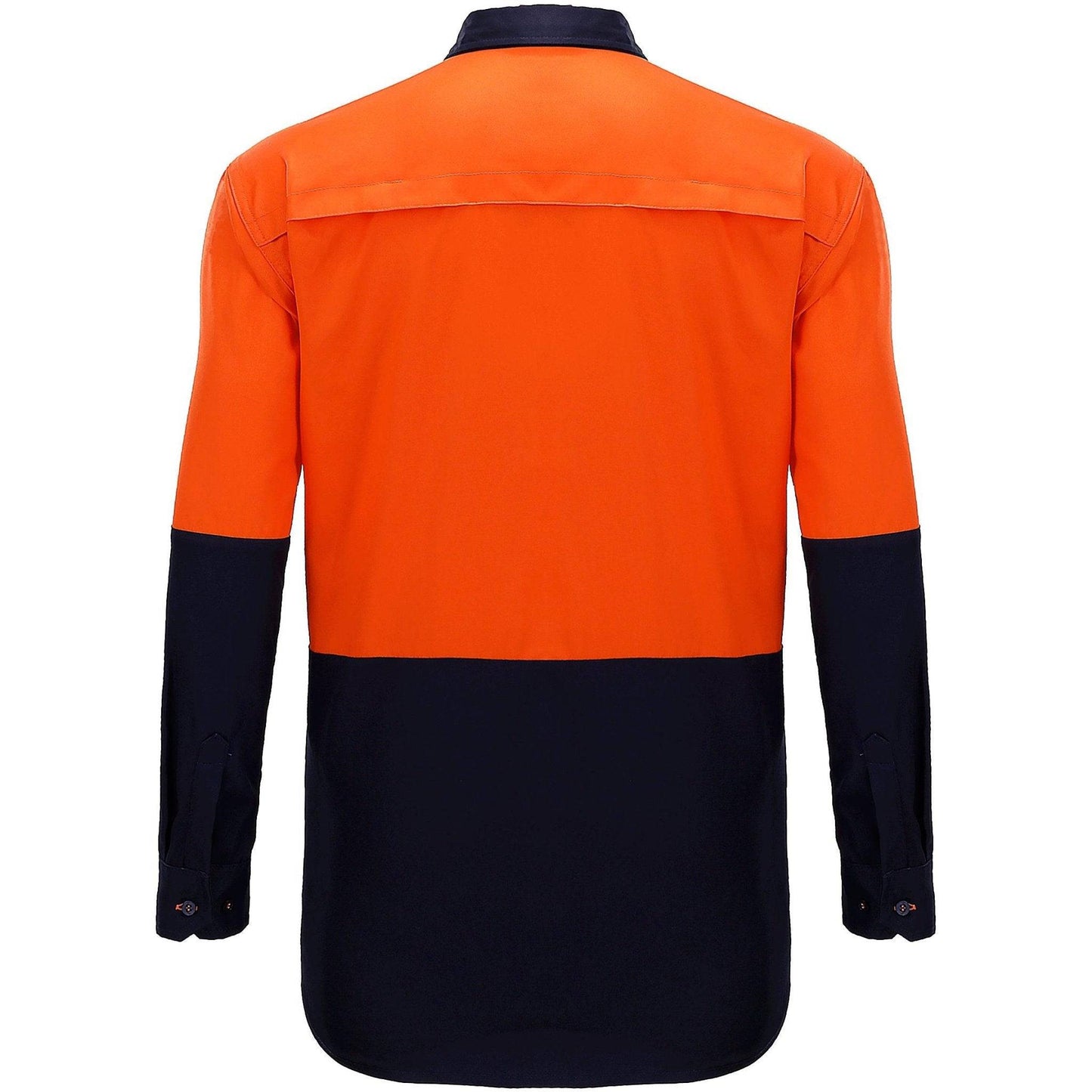 Big Bee Men's Hi Vis Shirts, Long Sleeve Safety Work Top - Big Bee