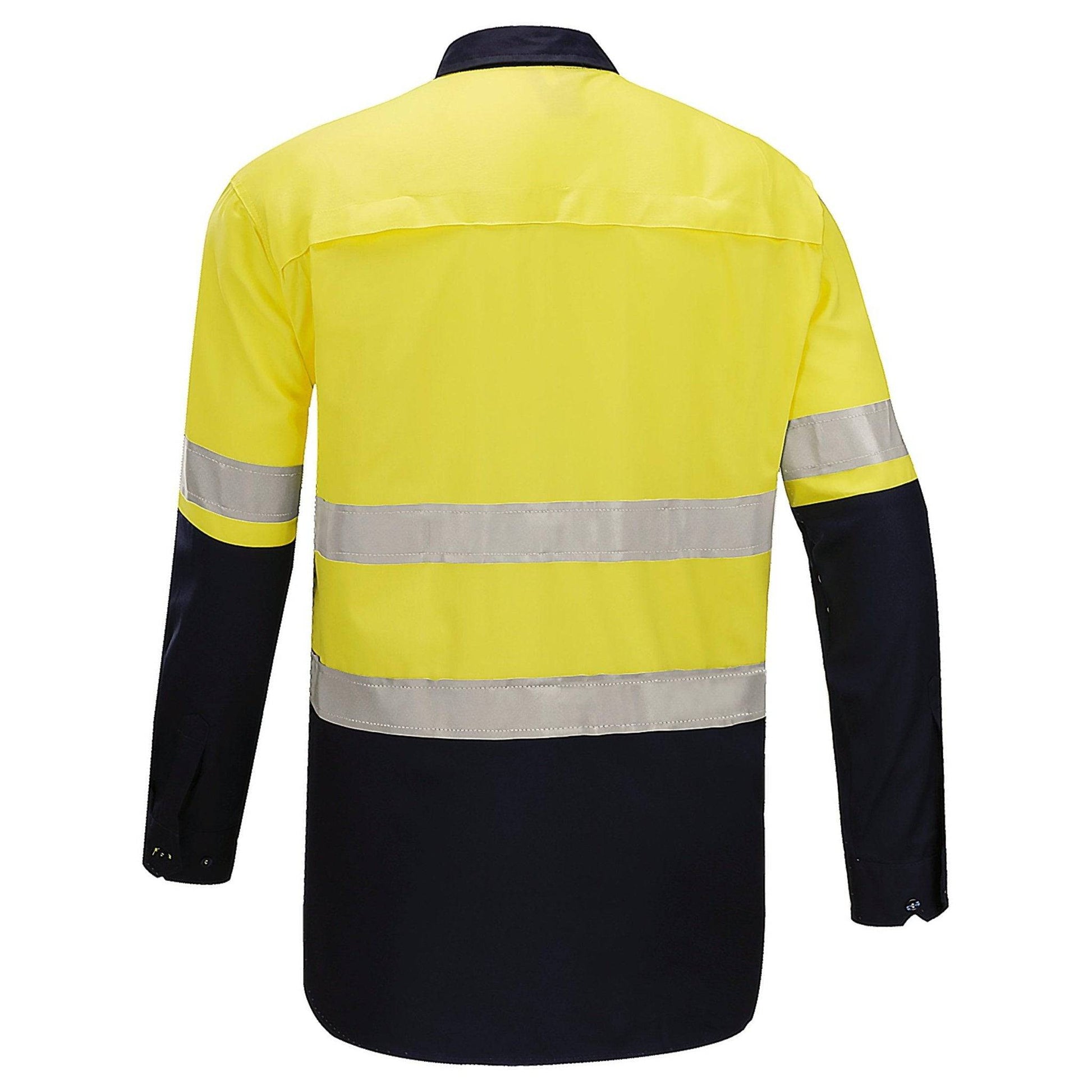 Big Bee Men's Hi Vis Shirts Reflective Tape, Long Sleeve - Big Bee