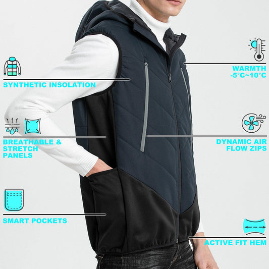 ISUSI Climb Quilted Puffer Vest - Big Bee